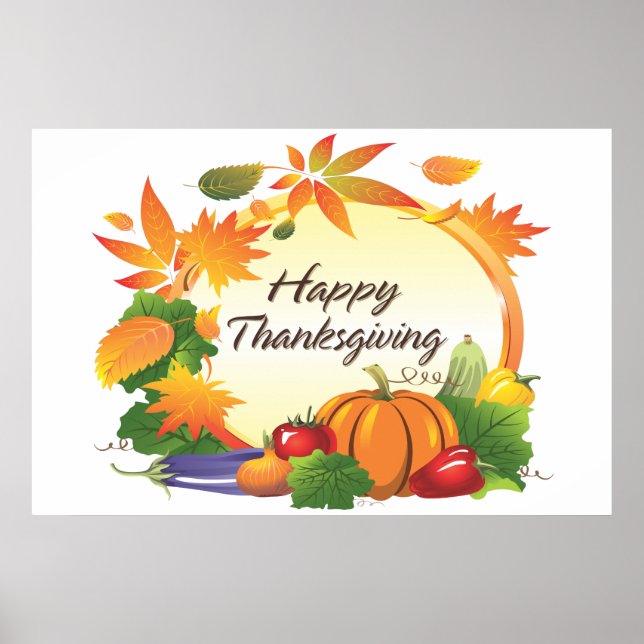 Happy thanksgiving 5B Poster (Framsidan)