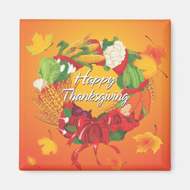 Happy thanksgiving 6 Magnet (Framsidan)