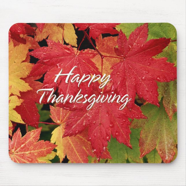 Happy thanksgiving 8 Mousepad Musmatta (Framsidan)