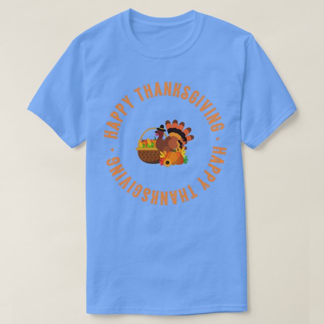 HAPPY THANKSGIVING 9 T SHIRT (Design framsida)