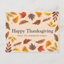 Happy thanksgiving Anpassade Card