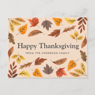 Happy thanksgiving Anpassade Card Vykort