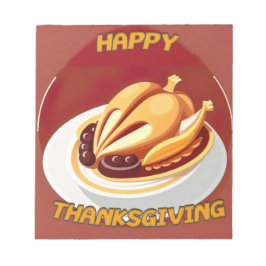 happy thanksgiving anteckningsblock