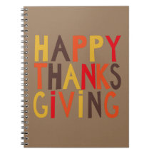 Happy thanksgiving! Anteckningsbok