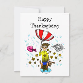 Happy thanksgiving anteckningskort