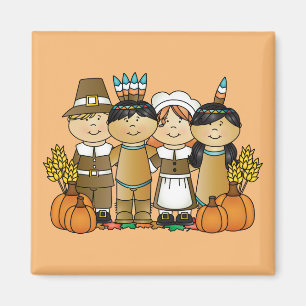 happy thanksgiving Barn Magnet