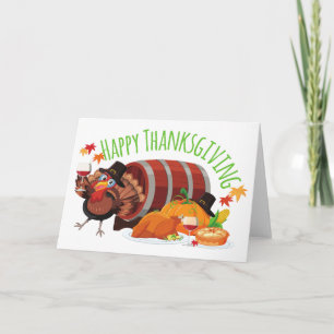 happy thanksgiving beruskalkon inbjudan