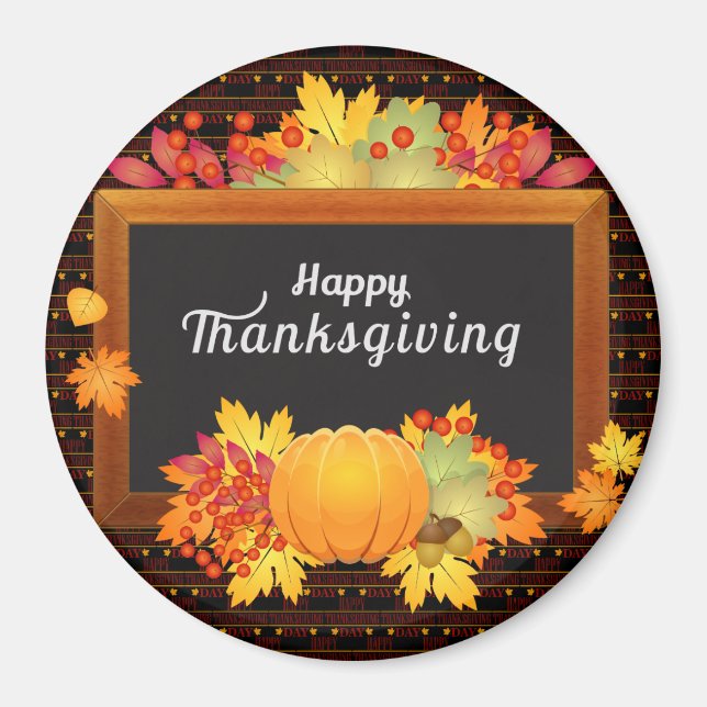 Happy thanksgiving Best Magnet (Framsidan)
