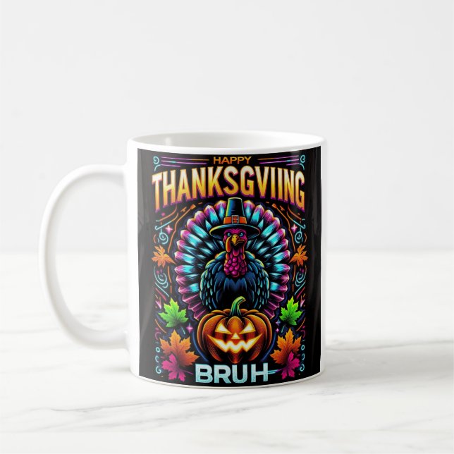 Happy thanksgiving bruh kaffemugg (Vänster)