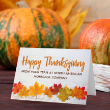 Happy thanksgiving Business Höst löv Company Compa
