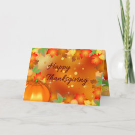 Happy thanksgiving Colorful Höst löv Helgdag Helgkort