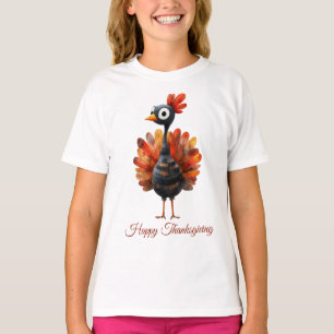 Happy thanksgiving Cute Colorful Baby Turkiet T Shirt