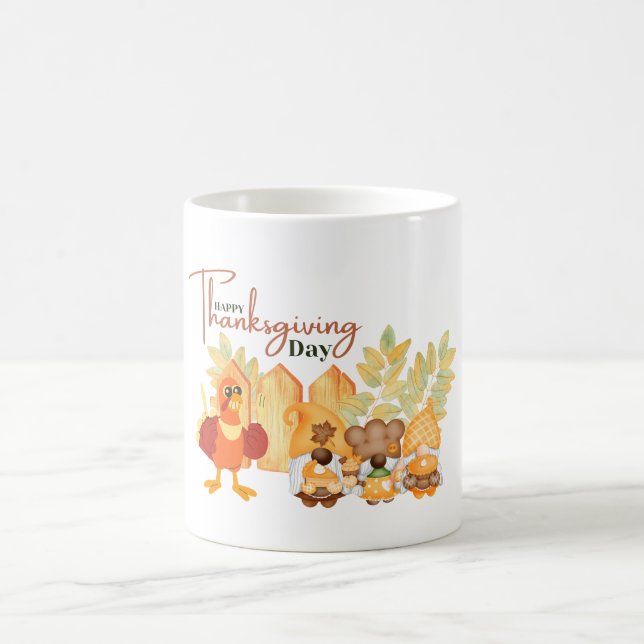 Happy thanksgiving Cute Gift Kaffemugg (Center)