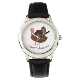 Happy thanksgiving! Cute Turkey Armbandsur