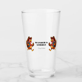 Happy thanksgiving Cute Turkey Travel Glaskopp