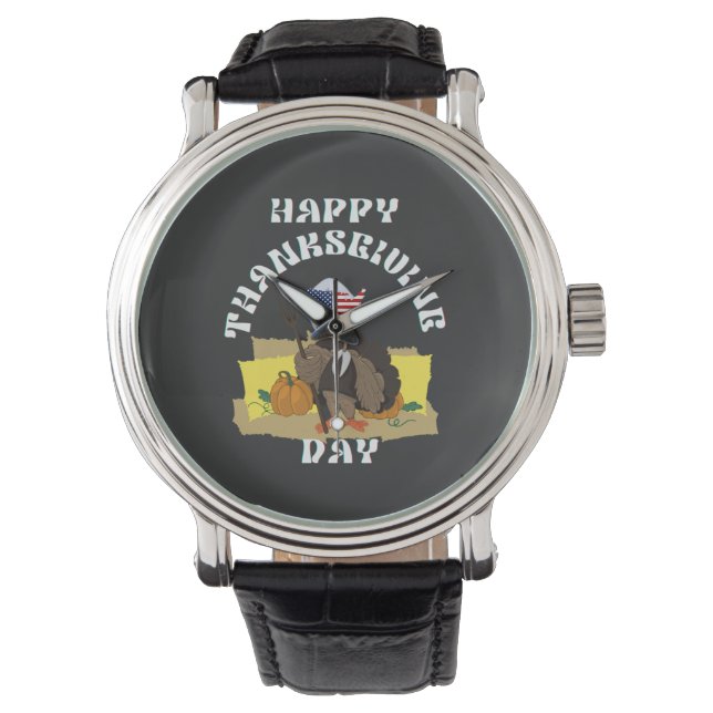 Happy thanksgiving-dagen armbandsur (Framsida)