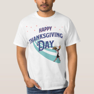 Happy thanksgiving-dagen - Festive Helgdag Design T Shirt
