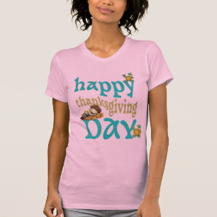 Happy thanksgiving-dagen - Festive Helgdag Design T Shirt