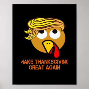 Happy thanksgiving-dagen poster