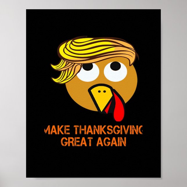 Happy thanksgiving-dagen poster (Framsidan)