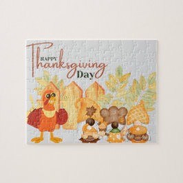 Happy thanksgiving-dagen pussel