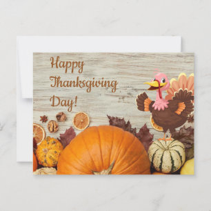 Happy thanksgiving-dagen vykort