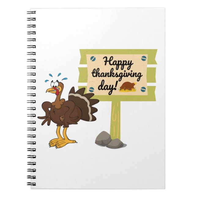 happy thanksgiving Day Funny Anteckningsbok (Framsidan)