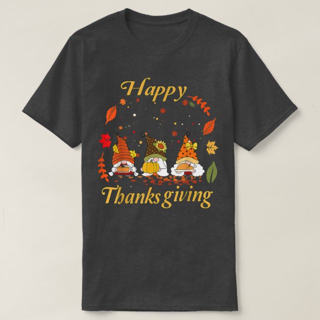 Happy Thanksgiving Day Thanksgiving Holiday Thanks T Shirt (Design framsida)