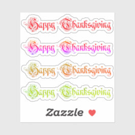 happy thanksgiving-dekal klistermärken