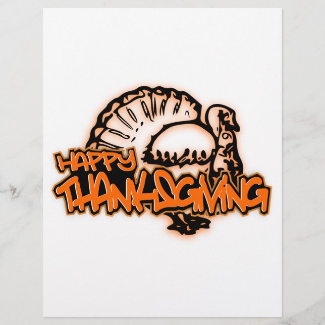 HAPPY THANKSGIVING DESIGN REKLAMBLAD (Framsidan)