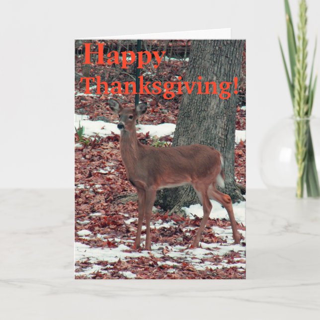 Happy thanksgiving Doe Helgkort (Framsida)