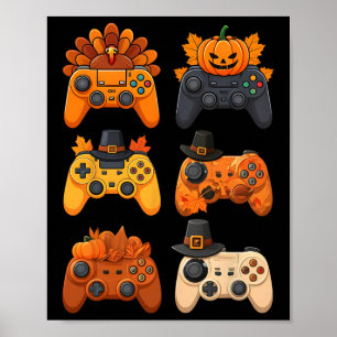 Happy thanksgiving Fall-spelledare Turkiet Poster