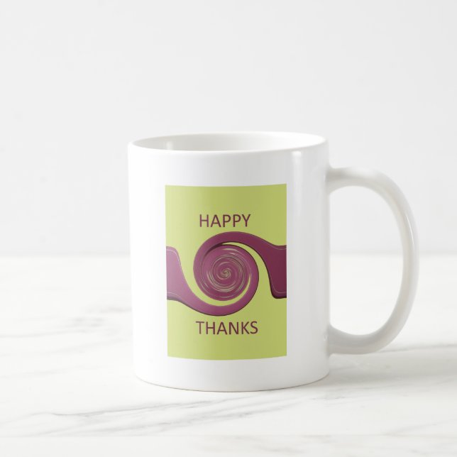 Happy thanksgiving-Fantastisk-textdesign Kaffemugg (Höger)