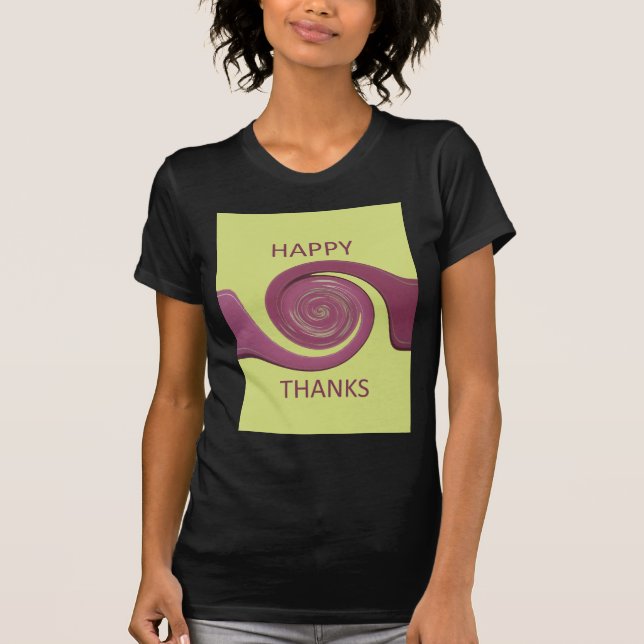 Happy thanksgiving-Fantastisk-textdesign Tee (Framsida)