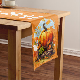 Happy thanksgiving färgad pumpa