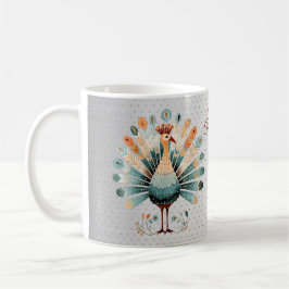 Happy thanksgiving färgat Turkiet Golden Stars Kaffemugg