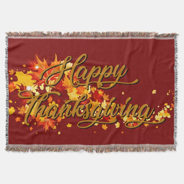 Happy Thanksgiving Filt (Framsidan)