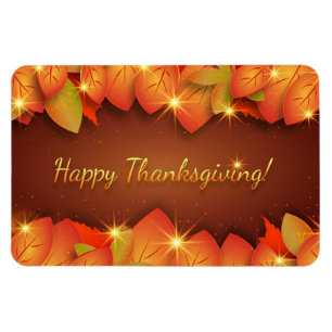 Happy thanksgiving flexibla magnet