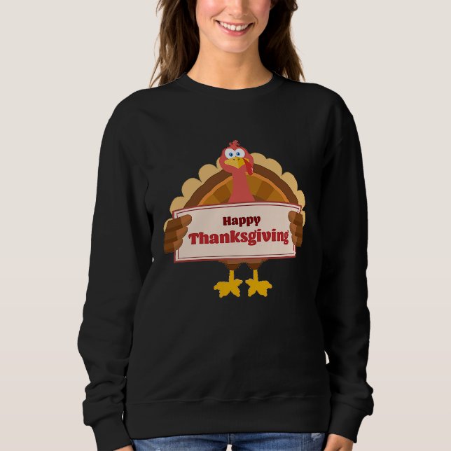 Happy Thanksgiving  for Boys Girls Kids Pilgrim Tu T Shirt (Framsida)
