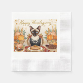 Happy Thanksgiving for Cat lovers Pappersservett