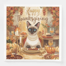 Happy Thanksgiving for Cat lovers Pappersservett