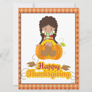 Happy thanksgiving för döttrar kort