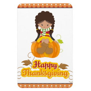 Happy thanksgiving för döttrar magnet