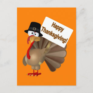 Happy thanksgiving för roligt Turkiet ordstäv "! Helg Vykort