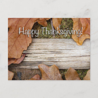 Happy Thanksgiving! Frame with room for your photo Vykort