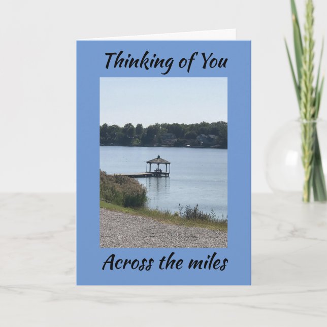 HAPPY THANKSGIVING FRÅN "ÖVER MILERNA" HELGKORT (Framsida)