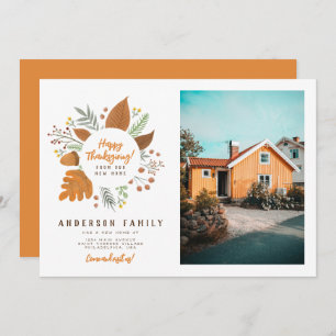 Happy thanksgiving från vår nya Flytta i hemmet Inbjudningar