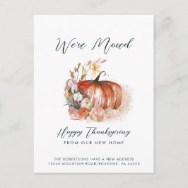 Happy thanksgiving från vår nya Flytta i hemmet Meddelande Vykort