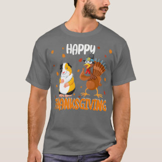 Happy thanksgiving Funny Guinea Gris T Shirt