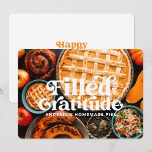 Happy thanksgiving fylld med Gratitude Helgdag
